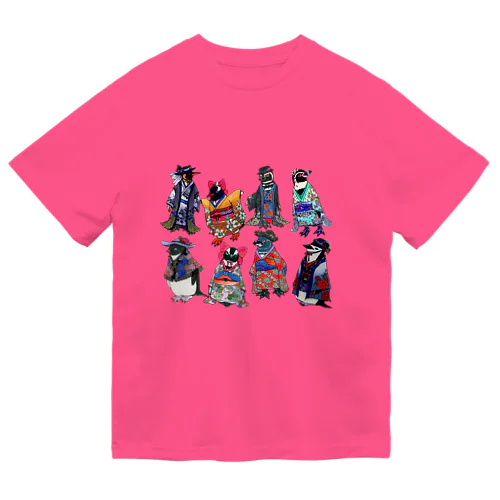 Kimono Penguins ドライTシャツ