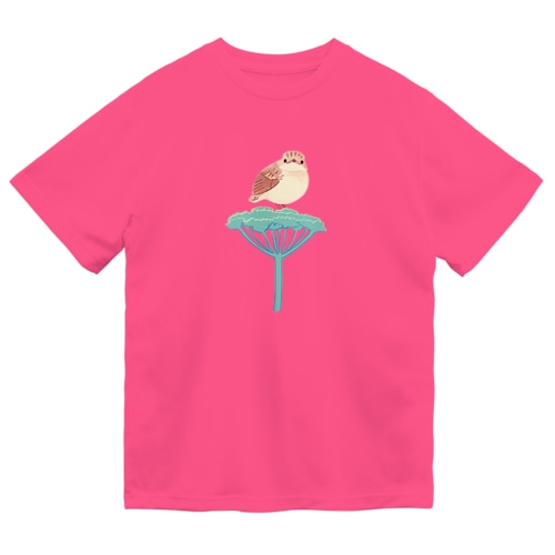 ノビタキのヒナ（color） Dry T-Shirt