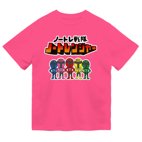 ノートレ戦隊　ノートレンジャー　all ドライTシャツ