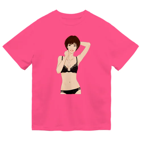 Girls IN Black-UP-00 Dry T-Shirt