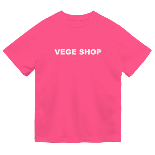 VEGE SHOP 白文字 Dry T-Shirt