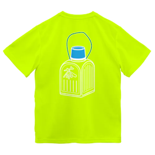 ポリ茶瓶（青ふた、白線） ドライTシャツ