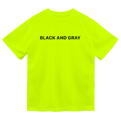 BLACK AND GRAY ドライTシャツ