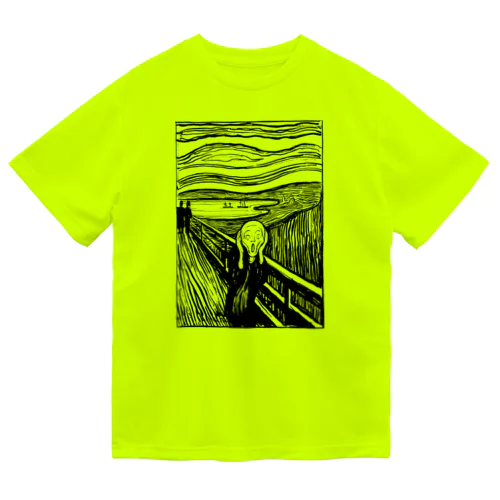 ムンク　叫び　Munch / The Scream リトグラフ　 ドライTシャツ