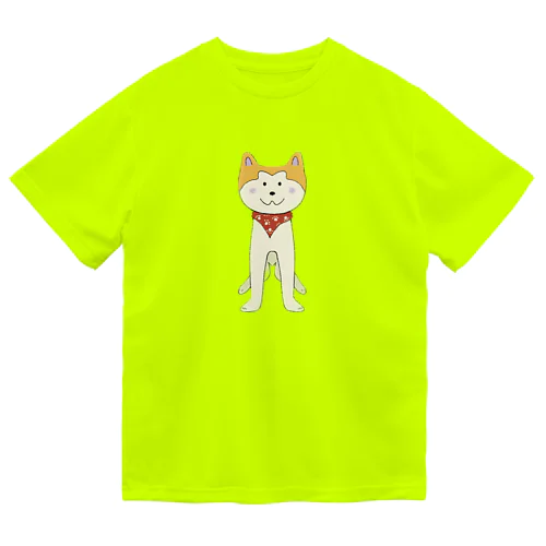 アウトドア大好きバンダナ秋田犬 Dry T-Shirt