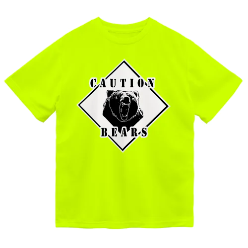 CAUTION- Bear　ｗ１ Dry T-Shirt