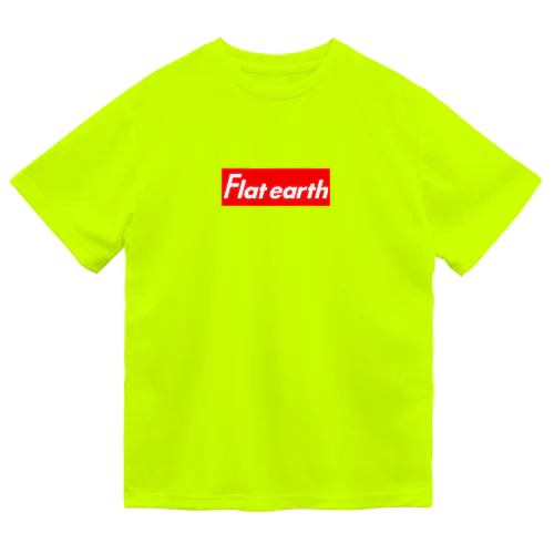 Flatearth Box Logo (RED) フラットアース ボックスロゴ(レッド) Dry T-Shirt