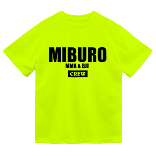 MIBURO CREW ブラック Dry T-Shirt