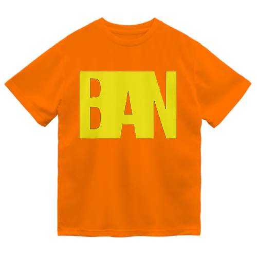 黄BAN ドライTシャツ