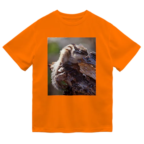 【サロベツのエゾシマリス】#心と体に栄養を Dry T-Shirt
