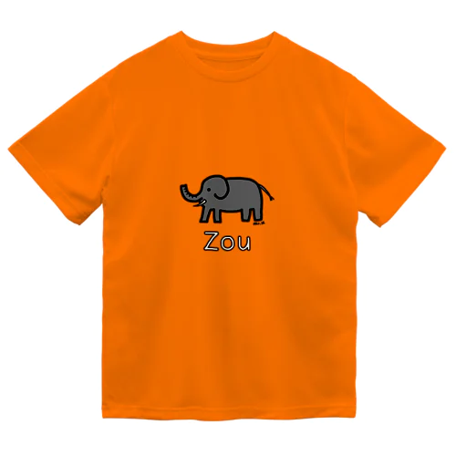 Zou (ゾウ) 色デザイン Dry T-Shirt
