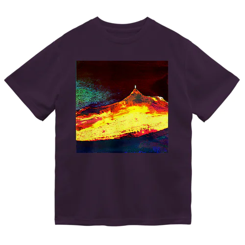 火口の夜 Dry T-Shirt