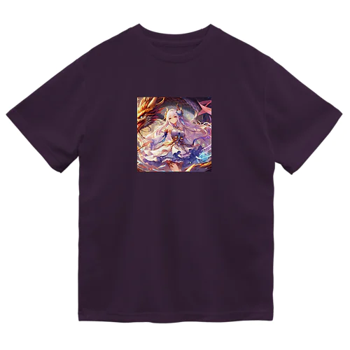 魔法を操る少女と守護龍✨シリーズ① ドライTシャツ