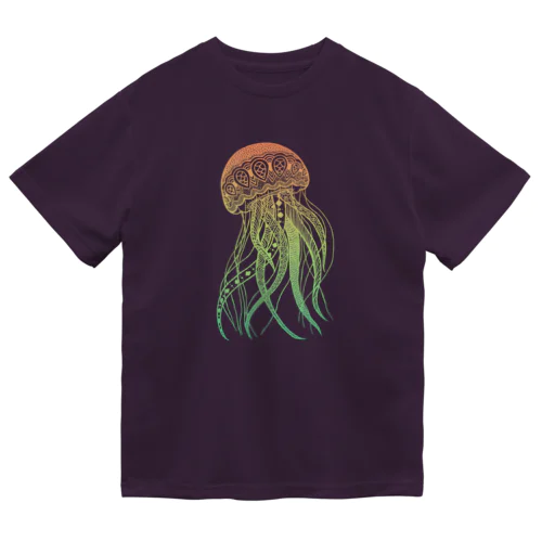 クラゲのいたずら書き Gradation Dry T-Shirt
