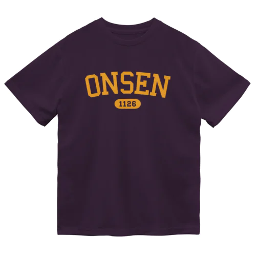 ONSEN 1126 （イエロー） ドライTシャツ