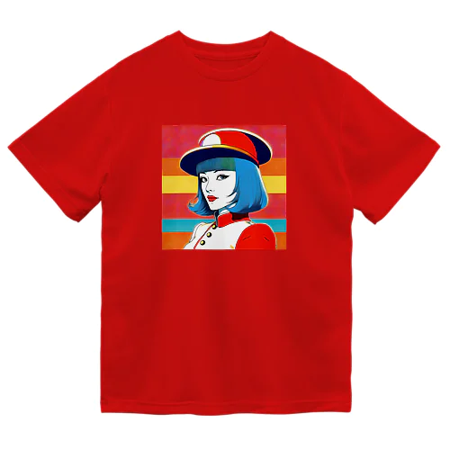 昭和レトロガール Dry T-Shirt