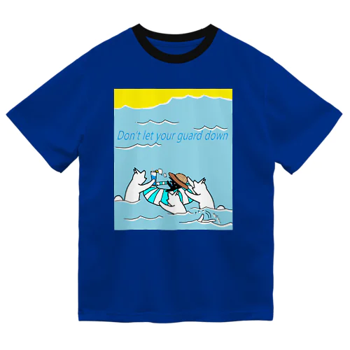 油断禁物 ドライTシャツ