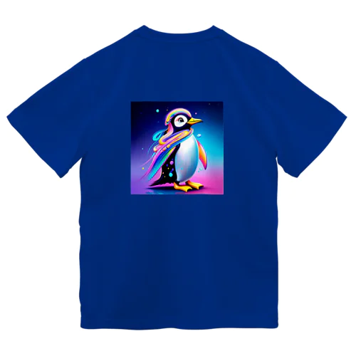 アート作品になったペンギンくん ドライTシャツ