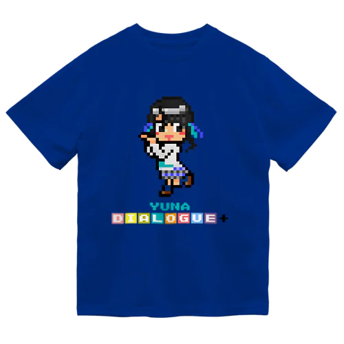 ドットDIALOGUE＋ ゆーな推しドライTシャツ(ロイヤルブルー) Dry T-Shirt