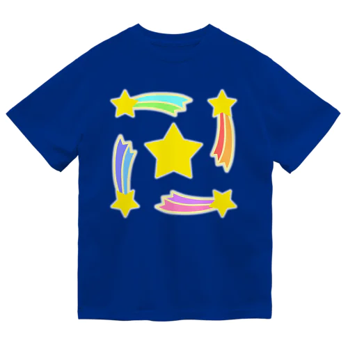 流れ星 ドライTシャツ