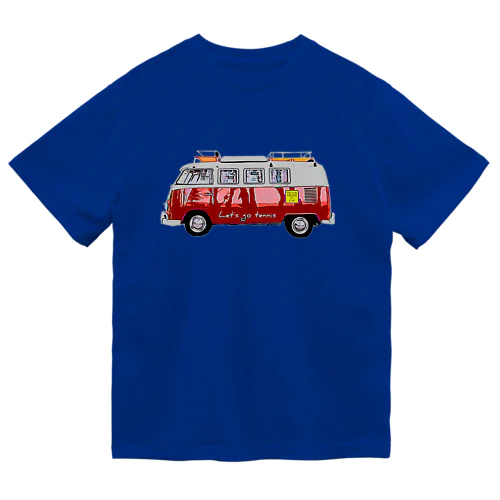 Let's go tennis ＶＷ シリーズ（バックプリント白） ドライTシャツ