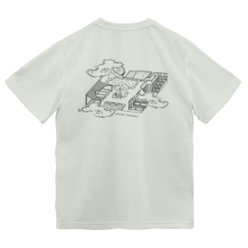 お風呂天国（ブラック） Dry T-Shirt