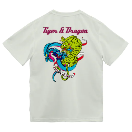 TIGER ＆ DRAGON ドライTシャツ