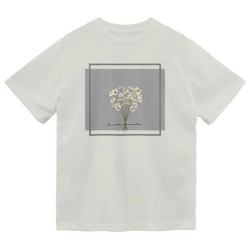  flower bouquet white ドライTシャツ