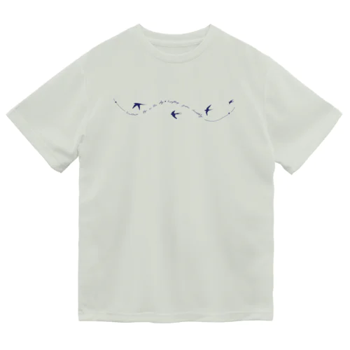 ツバメ swallows ドライTシャツ