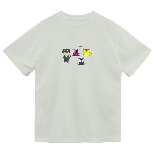 着せ替えチワックス（犬）透過バージョン ドライTシャツ