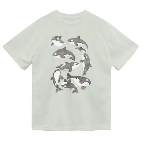 シャチ透明 Dry T-Shirt