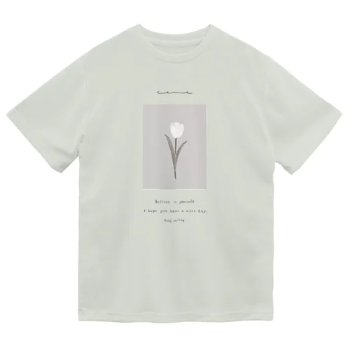 peach belly milk tea × sugar Tulip* Message Dry T-Shirt