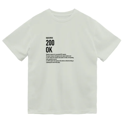 200 OK ドライTシャツ