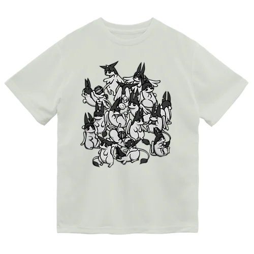 ぞろぞろ狛犬 Dry T-Shirt