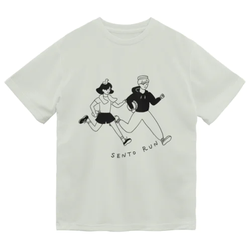 銭湯ランTシャツ シルバーグレイ Dry T-Shirt