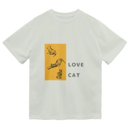 LOVE CAT ドライTシャツ