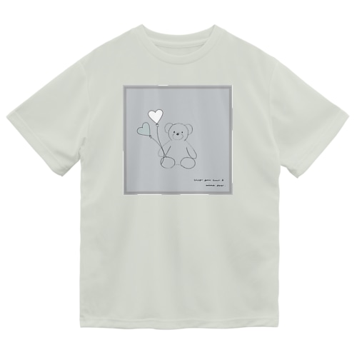 🧸 Bear and heart balloon.  Dry T-Shirt