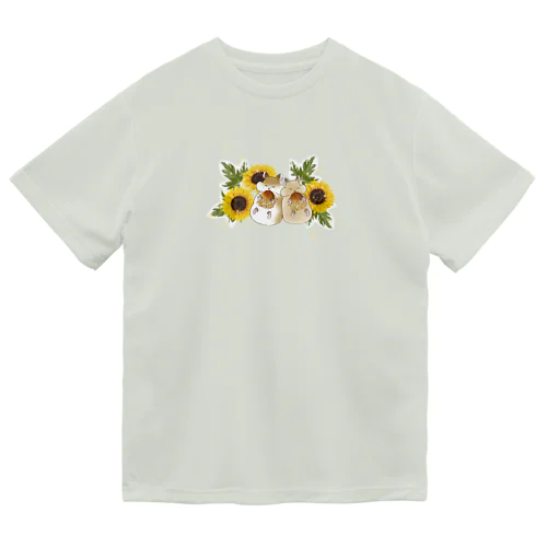 ハムハムT　ひまわり ドライTシャツ