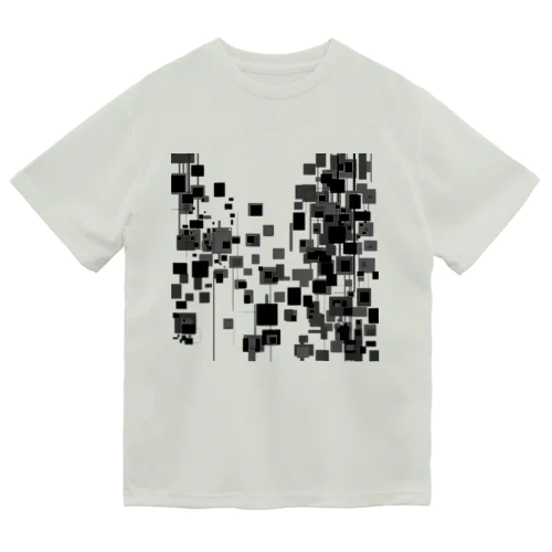 003黒ミニマムアートblack Dry T-Shirt