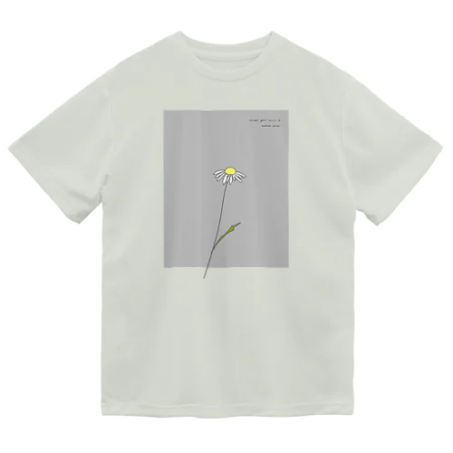 *White flower . ドライTシャツ