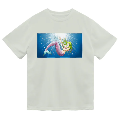 水中人魚 ドライTシャツ