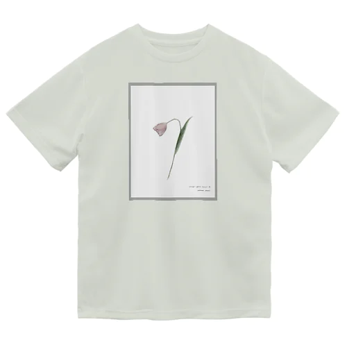 Tulip , shabby chic Greige . ドライTシャツ