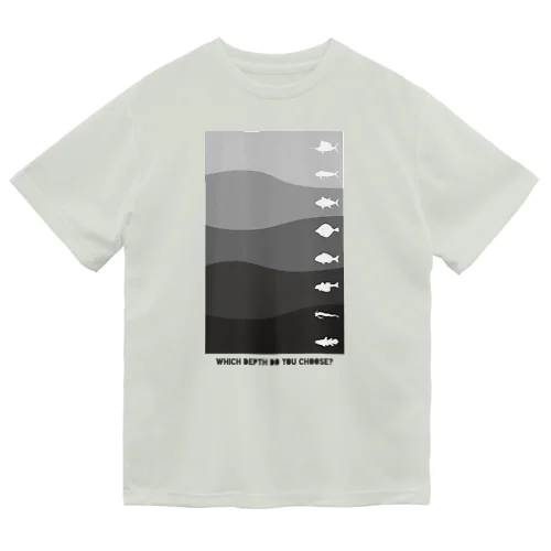 『 Which depth do you choose?  』白&黒 Dry T-Shirt