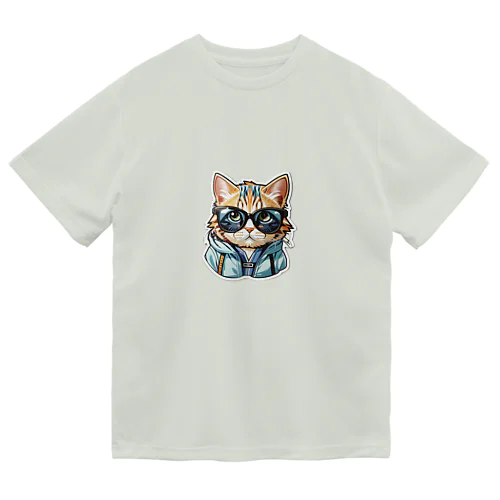 サングラス猫2 Dry T-Shirt