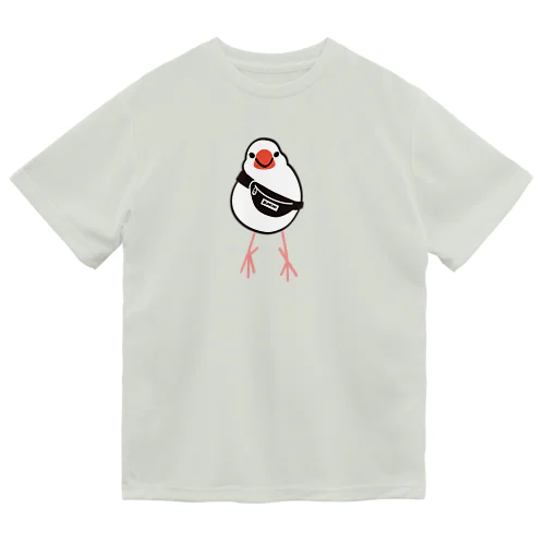 ウエストポーチの文鳥 ドライTシャツ