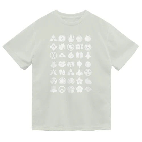 うさぎの家紋 ドライTシャツ