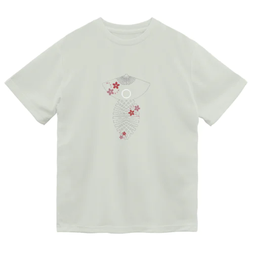 逆扇 桜白 Dry T-Shirt