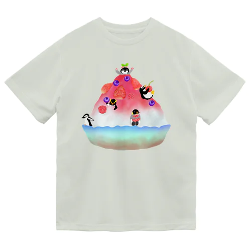 かき氷とペンギンたち① Dry T-Shirt