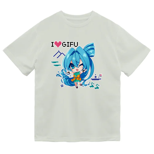 長良川ちゃん 岐阜推しver ドライTシャツ