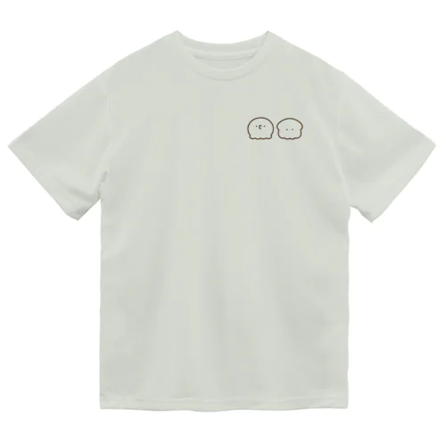 たこいかワンポイント（モノクロ） Dry T-Shirt